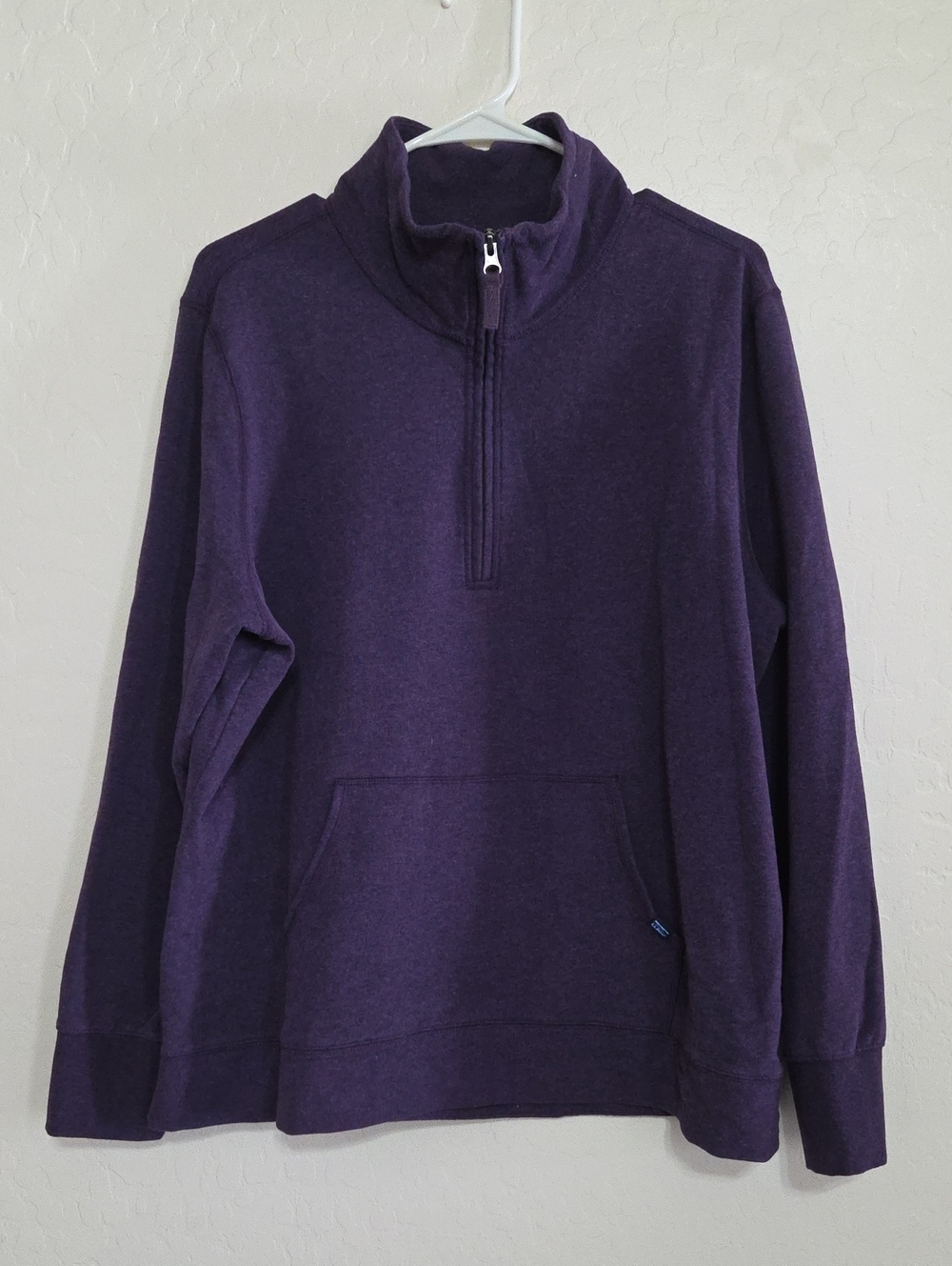 L.L. Bean Purple Women's Half-Zip Turtleneck Sweater